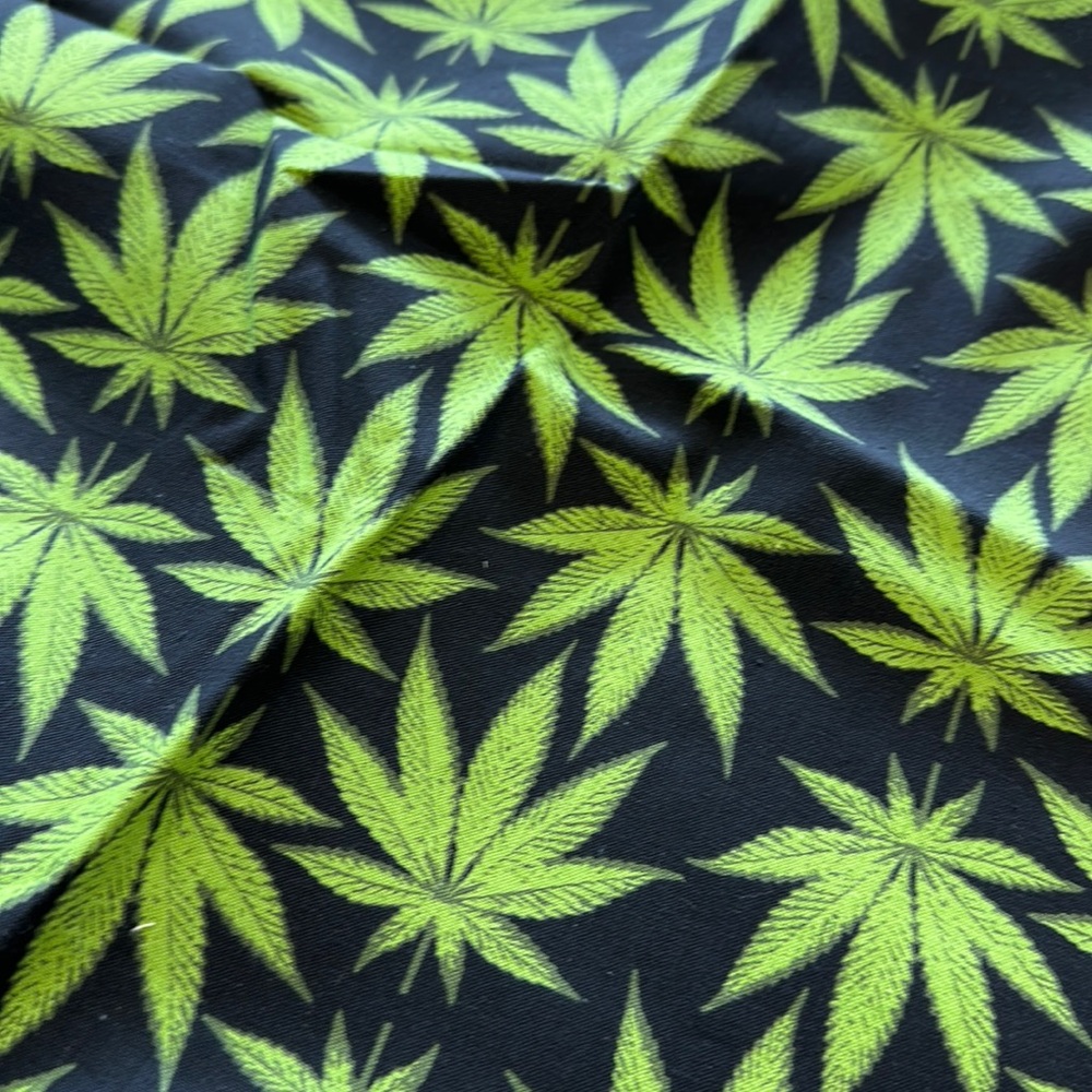 Cannabis, cotton fabric